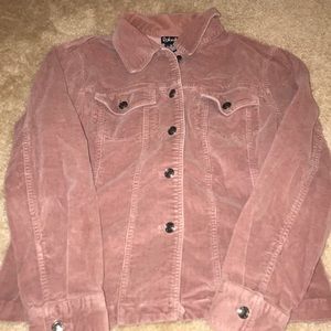 Corduroy salmon jacket